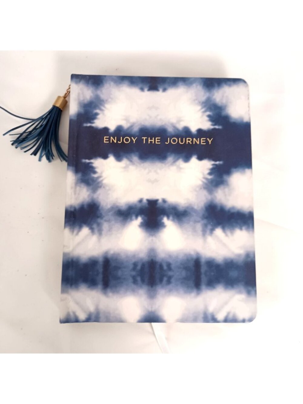 Enjoy The Journey Blank Hardcover Journal Notebook Inspirational Writing Diary